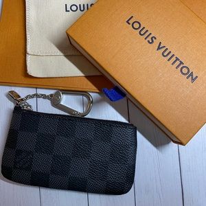 LV Damier graphite key pouch
